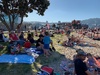 Dinner at oriental bay with the Turners. Stunningly warm! Summer at last!