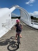 Biked to fish bridge with Oli, another beach run, climbed Paritutu rock in the evening.