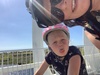 Biked to fish bridge with Oli, another beach run, climbed Paritutu rock in the evening.
