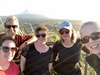 Biked to fish bridge with Oli, another beach run, climbed Paritutu rock in the evening.
