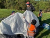 Campbell st camping experience. Tent making, pikelet cooking, drawing, hot chocolates and a mini bush walk.