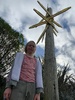 Makara Peak to scatter some of Lyonâ€™s ashes with the family. Juni walked the whole way.