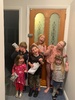 Juniâ€™s party. Best friend Maisie, birthday buddy Ivy and cuzzies for a spot of tea and cake. Drawing on plates, followed by pass the parcel, music cushions and pin the horn on the unicorn. Her first party and she loved it.
