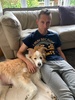 Trying to soak up Lyon cuddles.