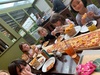 Iris’s netball pizza prize giving