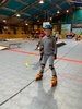 Blading fun on a rainy day. Juni have it her first go! Did really well!