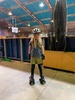 Blading fun on a rainy day. Juni have it her first go! Did really well!
