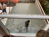 Finally after weeks of rain! Our concrete slab could go in.