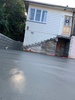 Finally after weeks of rain! Our concrete slab could go in.