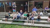 A sunny Saturday with swimming in the morning and then fire with marshmallows and more swimming in the afternoon.