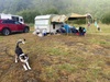 Morning swim in the river