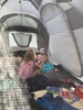 Camping fun with marshmallows
