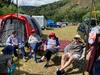 Camping fun with marshmallows