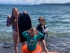 First few days in Taupo were hot! We went to the lake everyday.