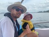 Paddle boat fun with two overboard on purpose and fun at home.