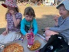 A ferry trip to days bay! Beach and pizza in the warm sun.