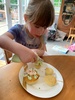 Juni’s birthday. Cupcake decorating and pizza dinner.