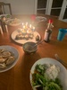 Iris’s birthday now! Loves the kiddypow game console with a few Harry Potter things, Sushi for dinner
