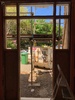 My door frame! Dave and the team got it in and off I sand it! Wood has turned out great.