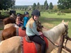 We did a horse trek in the river! Tom, olive and juni’s first time on a horse too. They smell so lovely.