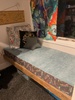 The mega window seat cushion is done! Maybe now some matching cushions?