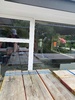 Dulux grandad) and Resene (poppa) joined us on the scaffold today, with Granny and Nan bring food for lunch. White windows nearly done on the upper level.