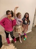 80s school disco. The crimper was a hit. They all had fun, Olive escaped to a friends before the disco.
