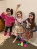 80s school disco. The crimper was a hit. They all had fun, Olive escaped to a friends before the disco.