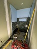 Bathroom gets waterproofed and Ravi does the tiling. Such a skill!