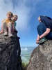 Mt Tauhara! 3km up 600m. Ended up being around 7km to the top and back. Kids all did amazingly. Loved the giant boulder, stream, root steps, tree elbows sticking up, hairy trees, baby canyons, an octopus’s garden, kooky spooky trees, gorillas in the mist to the top. Took about 3 hr.