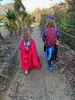 Dress up from your favourite book… iris and I sewed how wings of fire outfit in just under 2 hours.