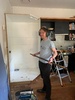 Half the kitchen goes to make way for the new pantry!