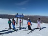First day skiing Cardrona. Juni was awesome! Got the hang of the magic carpet and by the end of the day was skiing the chairlift.
