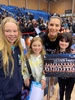 Great silver ferns game! They got all the signatures too!