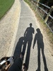 Roller blading the park while oli has a daddy work day