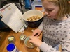 ?It’s nutty time. Iris helped with the traditional nuts