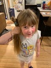 ?The great chop. Juni and iris wanted their hair cut for ages, we donated Juni’s to a wig company it was that long! She is loving the short cut.