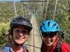 ?Finally got to the swing bridge and to the top of M?kara peak with MJ.