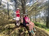 New year day walk to the swing along the up and over walk.