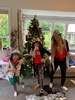 Christmas Day! Potatoes in the stockings, Misty walk to the swing, bacon for breakfast and then lunch at James and Hannah.