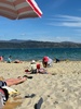 Scorching bay swim and ice cream. Bliss