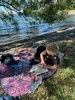 A lake bike ride, picnic and dip.