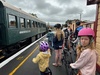 A small section of the hauraki rail trail - Waihi to waikino via train and then to the karangahake gorge and 1km tunnel. 14km return. All the girls did super well. I left them and did the last section to Waihi which was a bit more hilly with rough and smooth trails but stunning scenery.