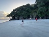 We checked out the caves around Anzac bay at low tide and met some crabbies.