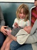 Everyone gets to hold baby Sabin.