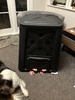 I’m not the only one excited about my compost bin…. Some kids like to hide in boxes
