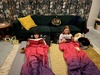 Double sleepover with maisie and Lu.