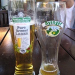 Fantastic home brewed beers at James local.