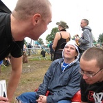 At the V Festival