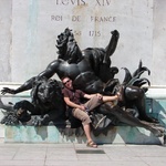 Tom and some male dude with lions